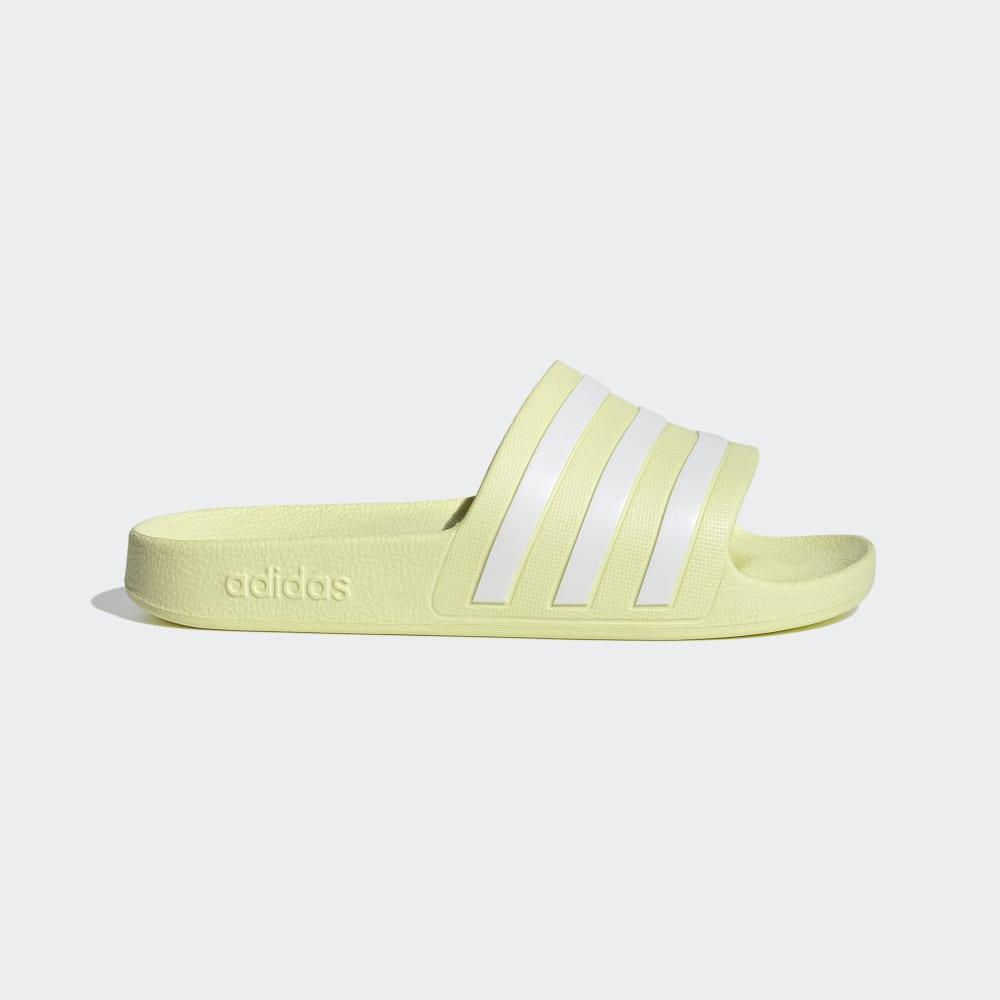 Adidas Women's Adilette Aqua Slides Yellow/White Ireland EG5820